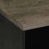 vidaXL TV-benk svart 80x33x46 cm heltre mango
