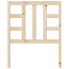 vidaXL Sengegavl 81x4x100 cm heltre furu