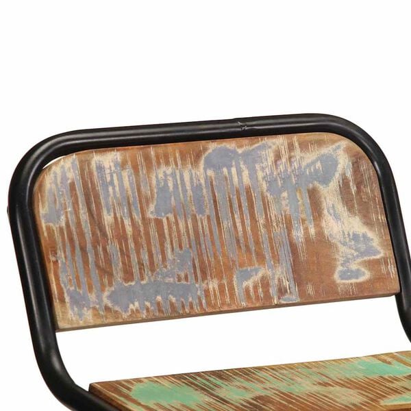 vidaXL Barkrakker 2 stk 46x35,5x70 cm gjenvunnet heltre