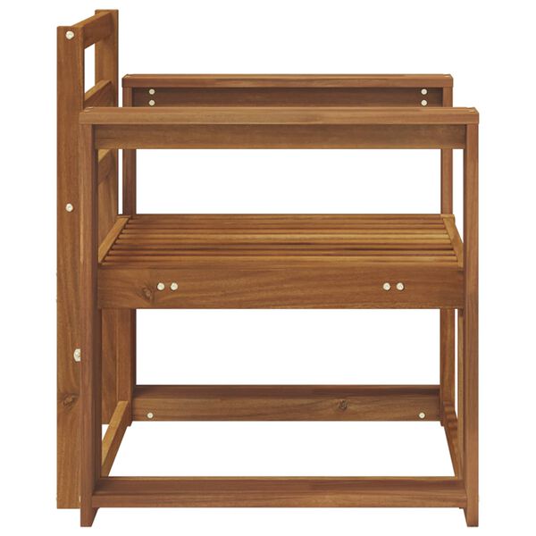 vidaXL Utend&oslash;rs sofa-sett Solid akasietre Naturlig