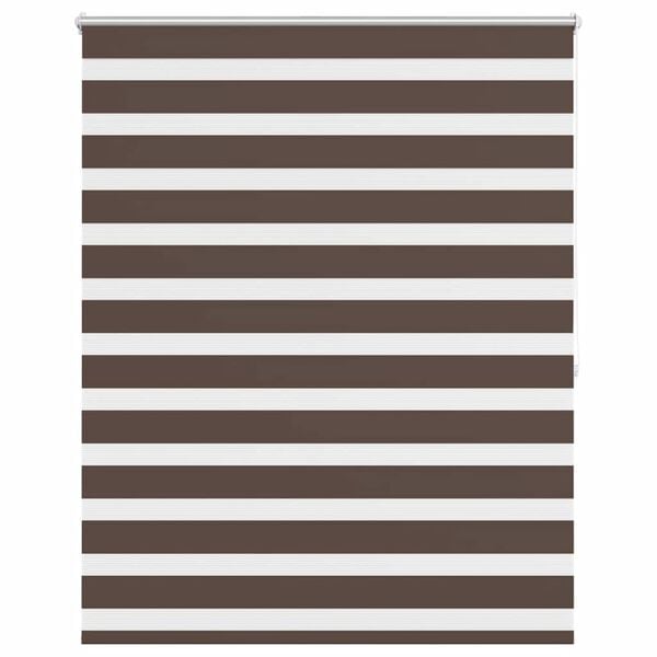 vidaXL Sebragardin 120,9x175 cm Stoffbredde 116,7 cm kaffe