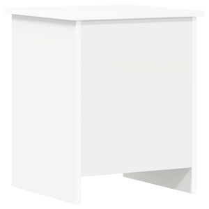 vidaXL Oppbevaringskiste Hvit 40 x 40 x 50 cm Konstruert tre