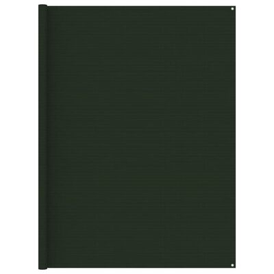 vidaXL Teltteppe 250x250 cm mørkegrønn