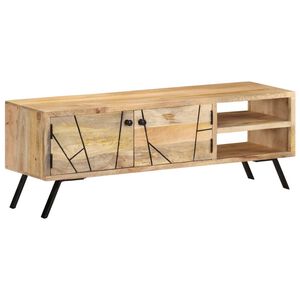 vidaXL TV-skap 110x30x40 cm heltre mango