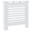vidaXL Radiatordeksel MDF hvit 78 cm