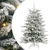 vidaXL Kunstig sammensatt juletre Hvit 150 cm PE og PVC