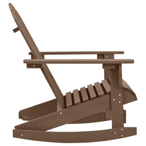 VidaXL Hagegyngestol tre brun