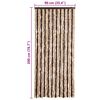 vidaXL Insektgardin beige og lysebrun 90x200 cm chenille