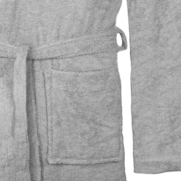 vidaXL Badek&aring;pe KINN Gr&aring; S Bomull