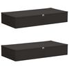 vidaXL Lagringsboks 2 pcs Antrasitt 100 x 50 x 18 cm Ikke-vevd stoff