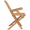 vidaXL Klappstoler 2 stk 56x63x90 cm heltre teak