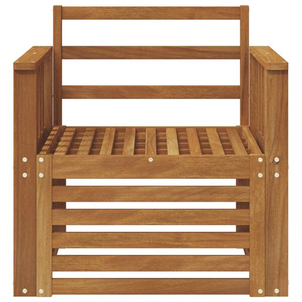 vidaXL Utend&oslash;rs sofa-sett Naturlig 71 x 63 x 73 cm Solid akasietre