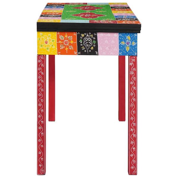 vidaXL Skrivebord med skuff Brun 100 x 50 x 75 cm Massivt mangotre