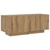 vidaXL TV-benk med LED-lys artisan eik 200x35x40 cm konstruert tre