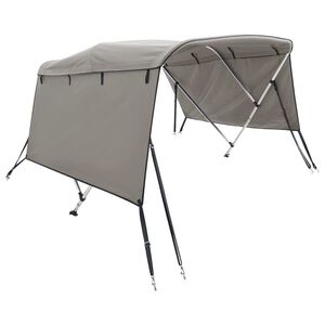 vidaXL B&aring;tkalesje 3-buet med sidevegger 183x(154-167)x137 cm