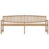 vidaXL Hagebenk 228x59,5x90 cm heltre teak