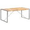 vidaXL Spisebord 180x90x75 cm grov heltre mango
