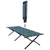 vidaXL Sammenleggbar camping seng Blad 2 pcs Skog 210 x 80 x 46 cm