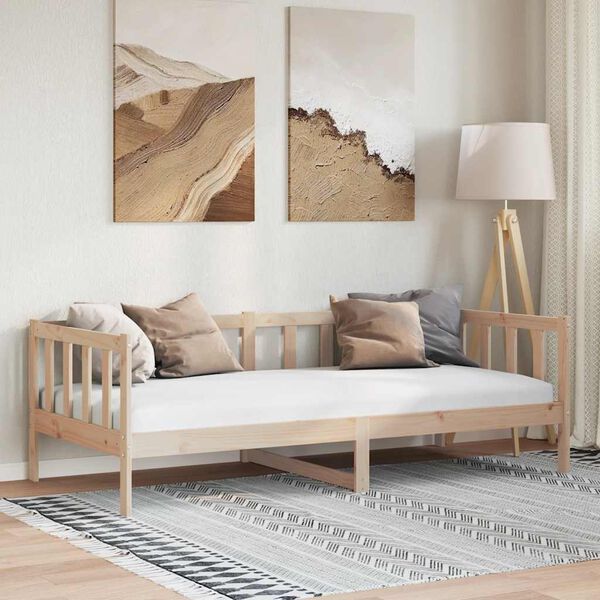 vidaXL Dagseng 90x200 cm heltre furu