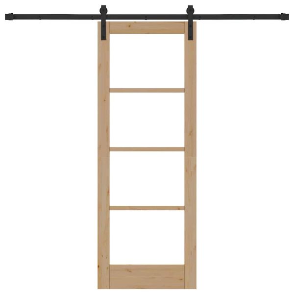 vidaXL Skyved&oslash;r ORKDAL Naturlig 73,5 x 198,5 cm