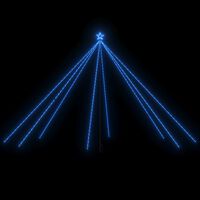 vidaXL Juletrelys innendørs utendørs 800 LED blå 5 m
