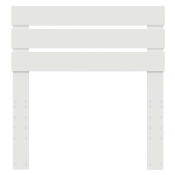 vidaXL Hodegavl Hvit 75 cm Konstruert tre
