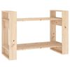 vidaXL Bokhylle/romdeler 80x35x56,5 cm heltre furu