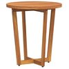 vidaXL Hagebord rundt &Oslash;55x60 cm heltre akasie