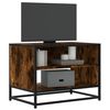 vidaXL TV-benk r&oslash;kt eik 61x40x46 cm konstruert tre og metall