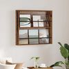 vidaXL Magasinreol Gammelt tre 80 x 12 x 70 cm Konstruert tre
