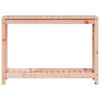 vidaXL Pottebord med hylle 108x35x75 cm heltre furu