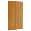 vidaXL Takpanel 36 pcs Naturlig 80 x 45 cm Galvanisert st&aring;l
