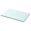 vidaXL Hyllepaneler 2 stk klart glass 30x12 cm