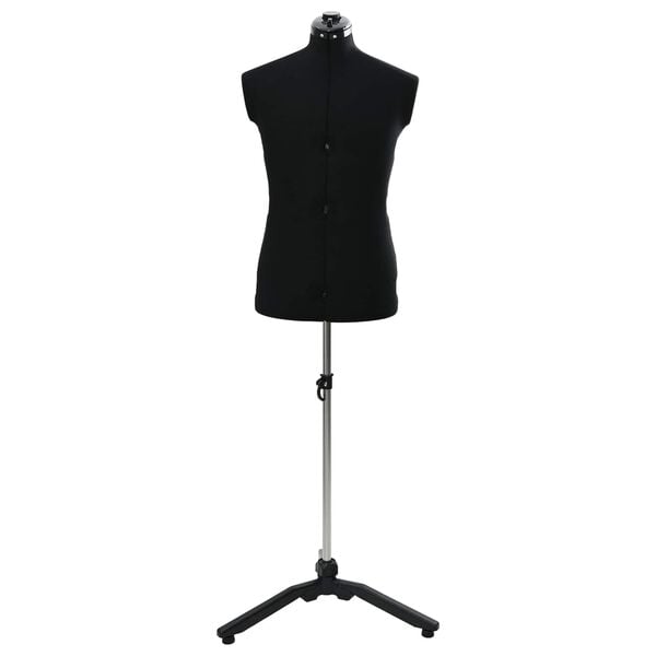 vidaXL Just&eacute;rbar kjoleform kvinne Svart 37.5-45.5 tommer stoff