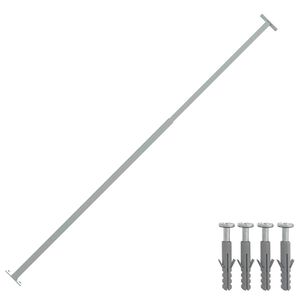 vidaXL Justerbart sikkerhetsvindustang 710-1200 mm