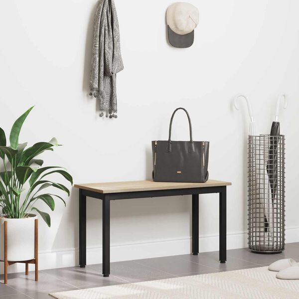 vidaXL benk Sonoma 80 x 35 x 45 cm Konstruert tre