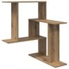 vidaXL Vegghylle Artisan eik 67 x 67 x 87 cm Konstruert tre