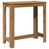 vidaXL Barbord artisan eik 102x50x103,5 cm konstruert tre
