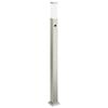 vidaXL Pullertlampe med sensor 110 cm rustfritt st&aring;l IP44