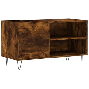 vidaXL Hifi-benk r&oslash;kt eik 85x38x48 cm konstruert tre