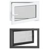 vidaXL Tilt & Turn Kjeller Vindu RISOR 90 x 50 cm PVC og glass