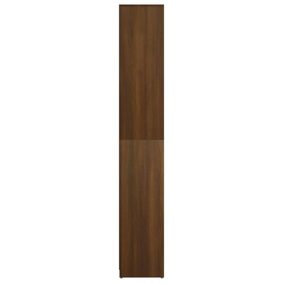 vidaXL Baderomsskap brun eik 30x30x183,5 cm konstruert tre