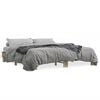 vidaXL Sengeramme sonoma eik 160x200 cm konstruert tre og metall