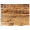 vidaXL Bordplate 90x60x3,8 cm naturlig kant grovt heltre mangotre
