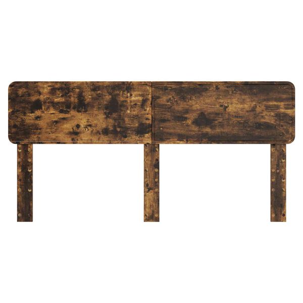 vidaXL Hodegavl R&oslash;kt eik 200 cm Konstruert tre