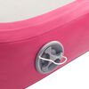 vidaXL Oppbl&aring;sbar gymnastikkmatte med pumpe 60x100x10 cm PVC rosa