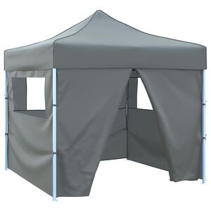 vidaXL Partytelt Antrasitt 291 x 291 x 315 cm Oxford Stoff