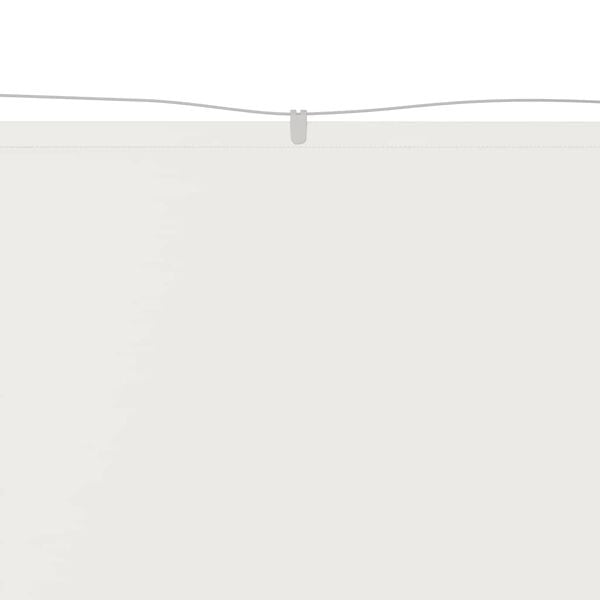 vidaXL Vertikal markise hvit 100x1000 cm oxfordstoff