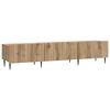 vidaXL TV-skap med skuff Artisan eik 147 x 34,5 x 32 cm Konstruert tre