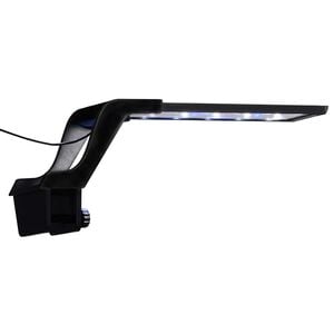 vidaXL Akvarium LED-lys med klemme 25-45 cm bl&aring; og hvit